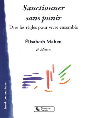 cover image of Sanctionner sans punir